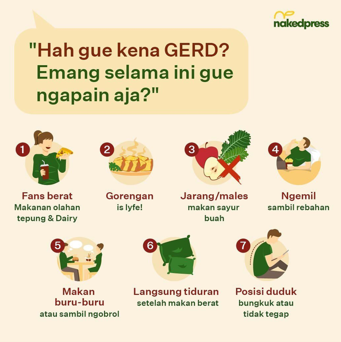 6 Kebiasaan yang Bikin GERD Kambuh