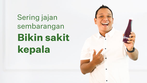 Adit Gembul, Sering Jajan Sembarangan Bikin Sakit Kepala