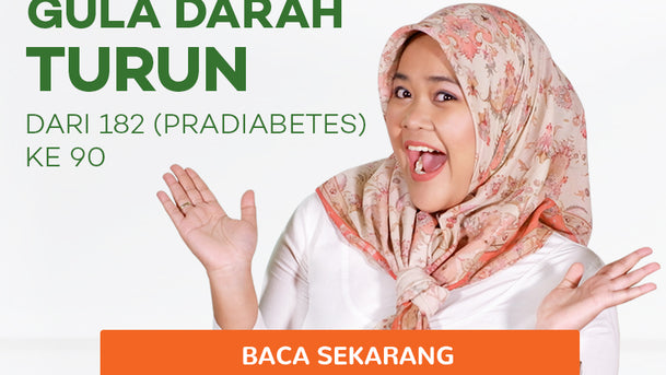 Ermaya diyastari, Gula Darah Turun Dari 182 (Prediabetes) ke 90 Dalam 2 bulan