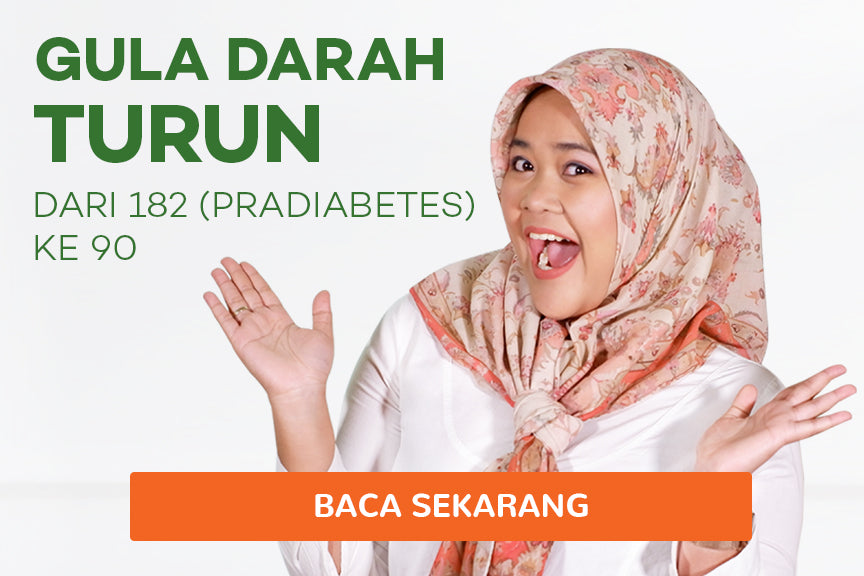 Ermaya diyastari, Gula Darah Turun Dari 182 (Prediabetes) ke 90 Dalam 2 bulan