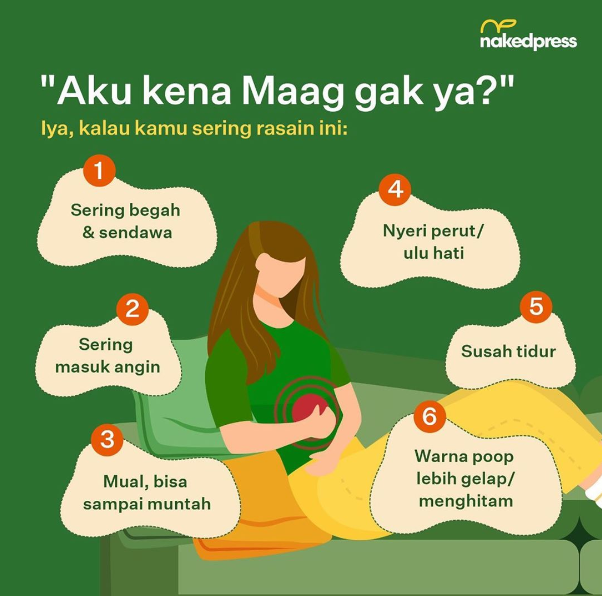 tanda-tanda sakit maag