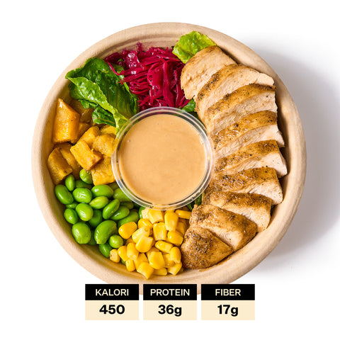 Chicken Creamy Miso Salad